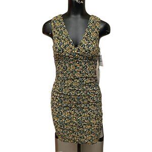 NEW Leith Black Mini Blossom Dress Size XXS